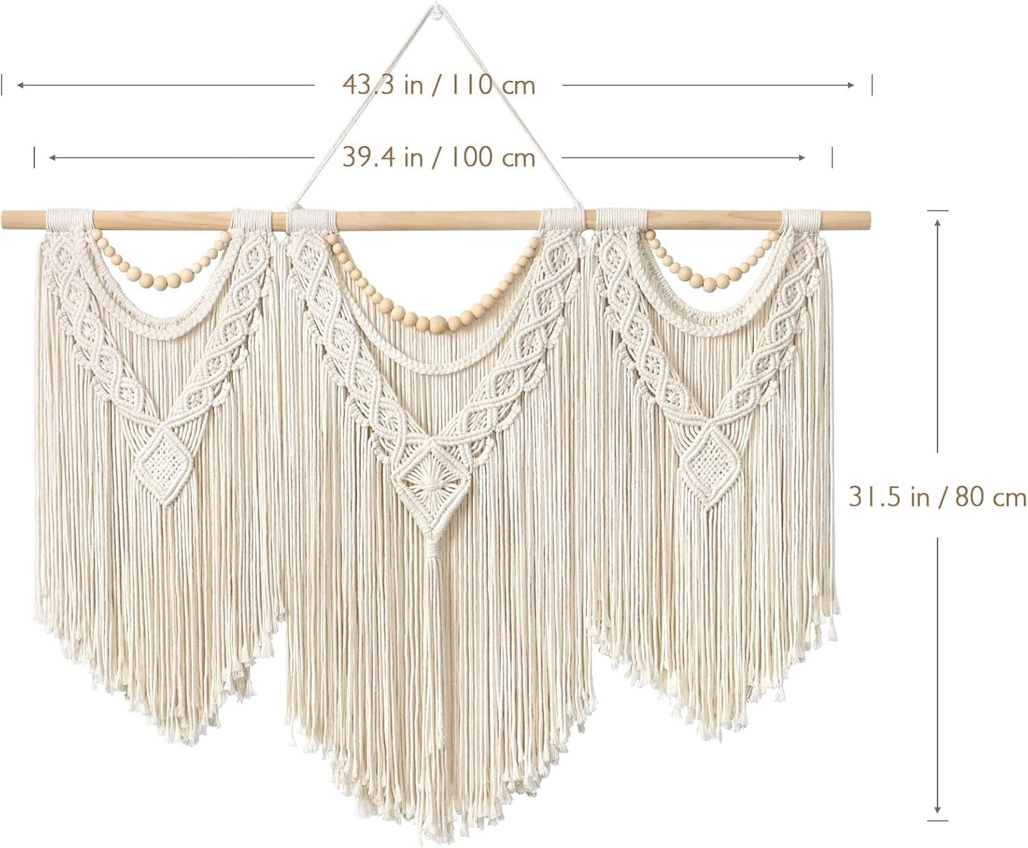 Arazzo dremisland grande deco tessuto beige Casa - Accessori e Decorazioni Naty Shop