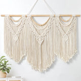 Arazzo dremisland grande deco tessuto beige Home - Accessori e Decorazioni Naty Shop Perline di legno