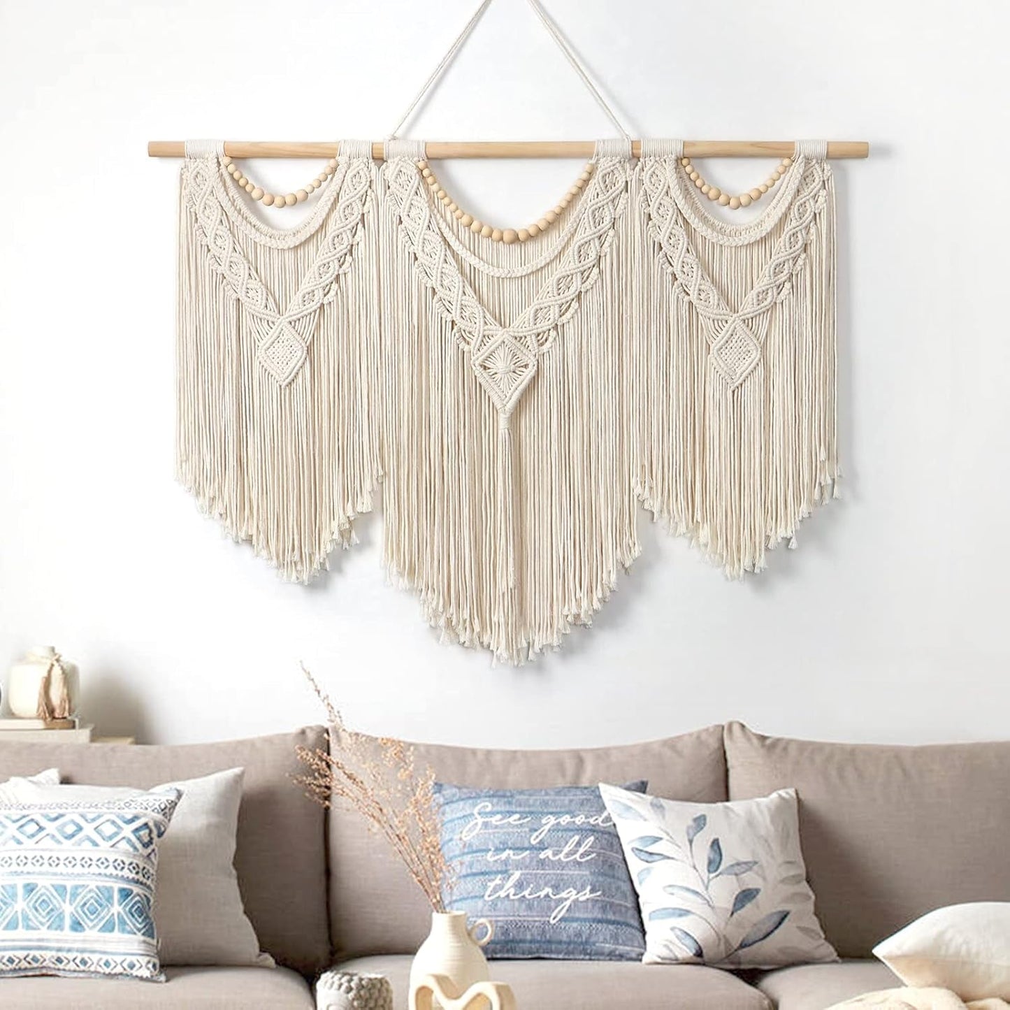 Arazzo dremisland grande deco tessuto beige Casa - Accessori e Decorazioni Naty Shop