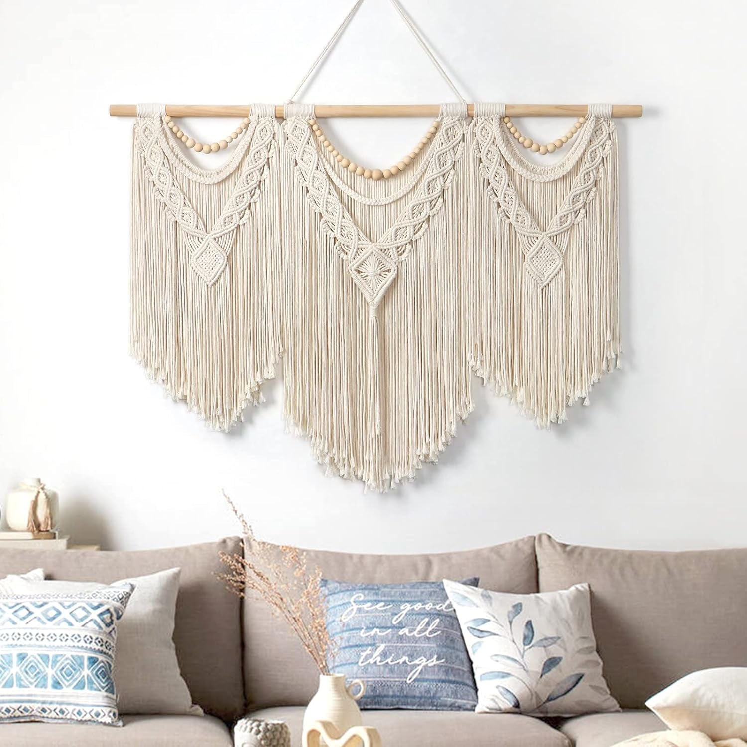 Arazzo dremisland grande deco tessuto beige Casa - Accessori e Decorazioni Naty Shop