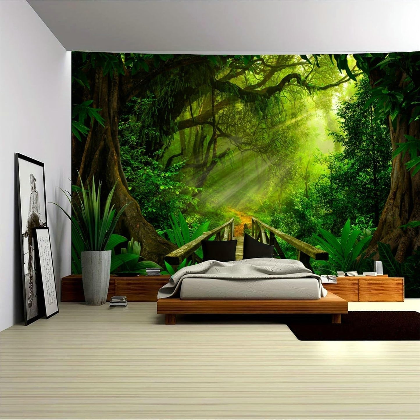 Arazzo verde bosco da appendere all'aperto Casa - Accessori e Decorazioni Naty Shop