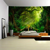 Arazzo verde bosco da appendere all'aperto Casa - Accessori e Decorazioni Naty Shop