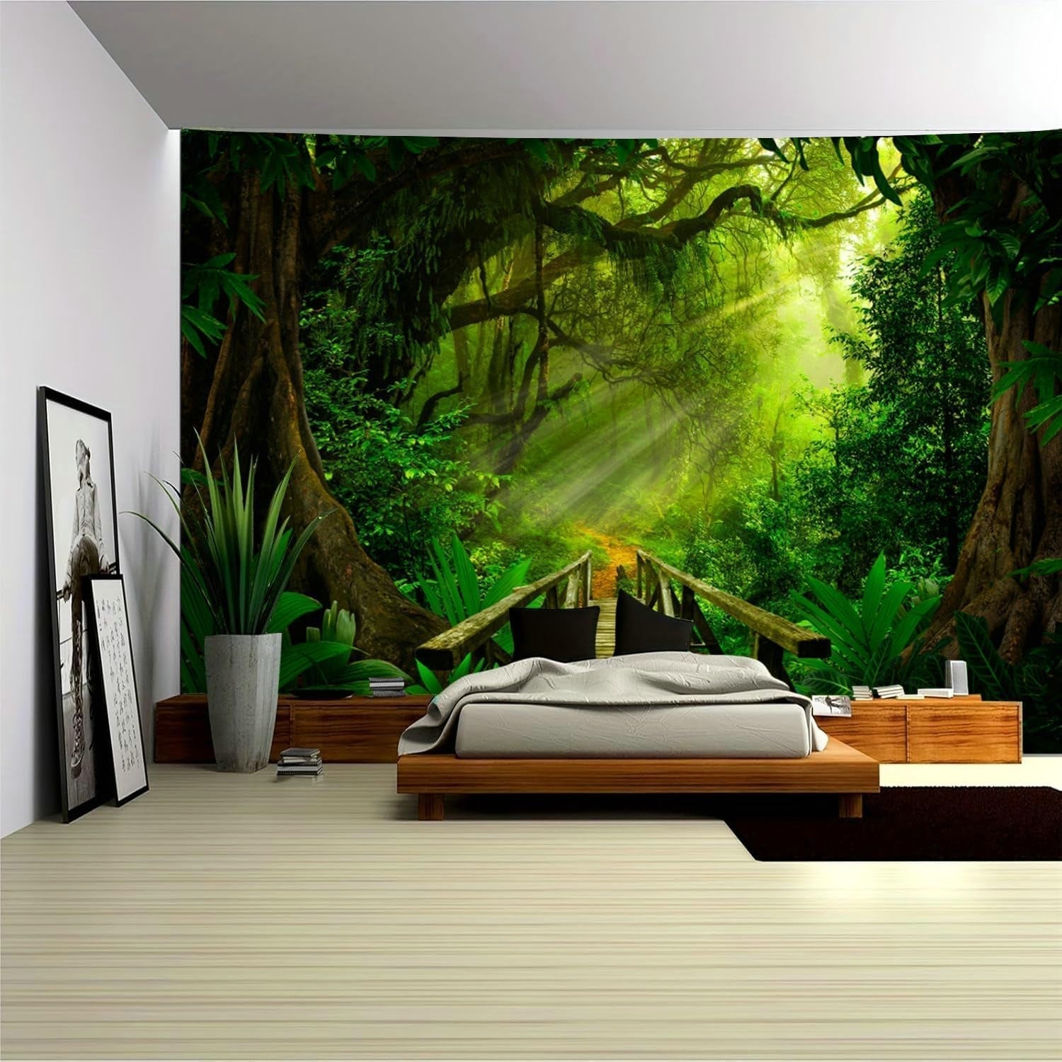 Arazzo verde bosco da appendere all'aperto Casa - Accessori e Decorazioni Naty Shop