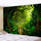 Arazzo verde bosco da appendere all'aperto Casa - Accessori e Decorazioni Naty Shop