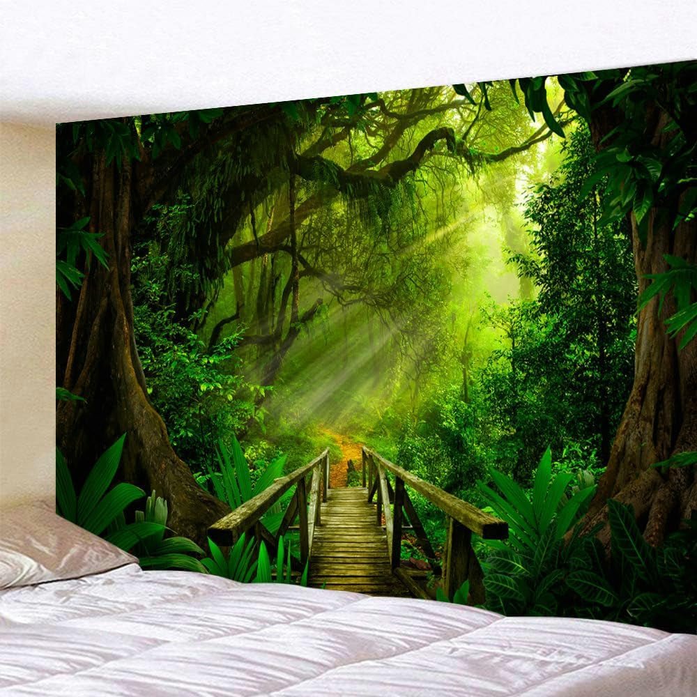 Arazzo verde bosco da appendere all'aperto Casa - Accessori e Decorazioni Naty Shop