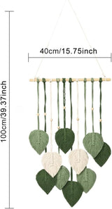 Arazzo in corda di cotone fatto a mano piante decorative matrimonio Casa - Accessori e Decorazioni Naty Shop