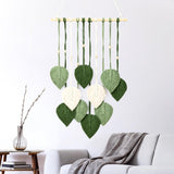Arazzo in corda di cotone fatto a mano piante decorative matrimonio Home - Accessori e decorazioni Titolo predefinito di Naty Shop