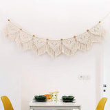 Arazzo con frange, ghirlanda, banner, tessuto in cotone, matrimonio. Home - Accessori e decorazioni Naty Shop Titolo predefinito