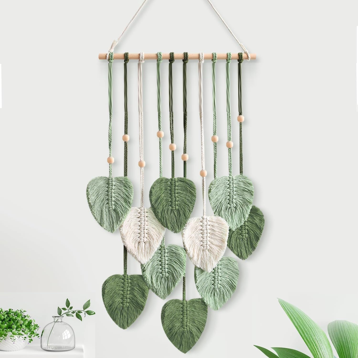 Stanza con gancio per arazzo a foglia fatto a mano Home - Accessori e decorazioni Titolo predefinito di Naty Shop