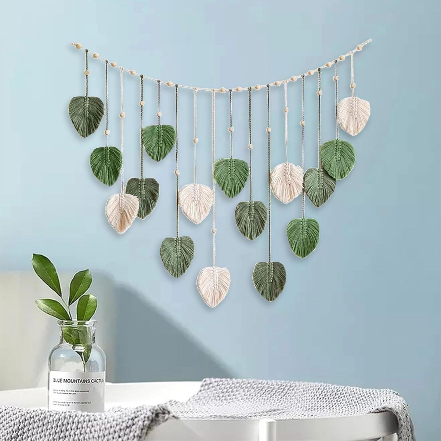 Grande arazzo a foglie intrecciate per la cameretta delle donne Casa - Accessori e Decorazioni Naty Shop