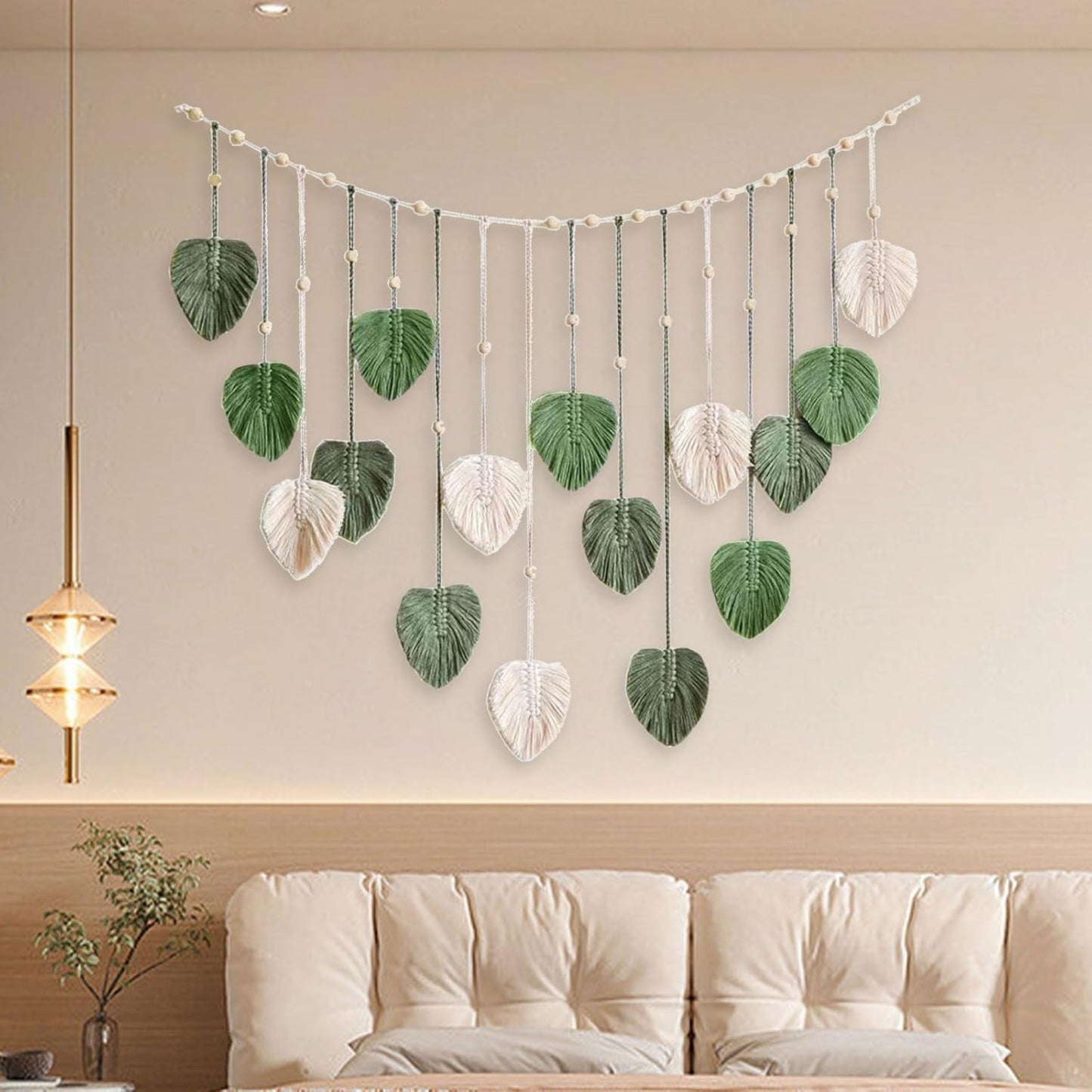 Grande arazzo a foglie intrecciate per la cameretta delle donne Casa - Accessori e Decorazioni Naty Shop