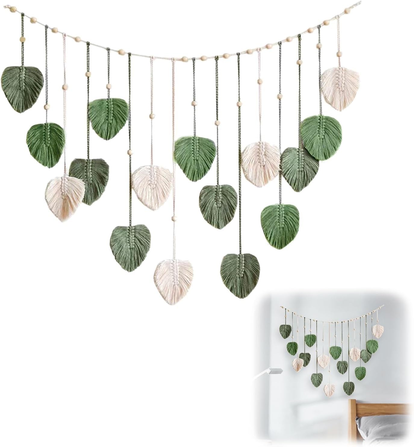 Grande arazzo a foglie intrecciate per la cameretta delle donne Home - Accessori e decorazioni Naty Shop Greetings