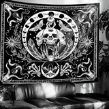 Arazzo gotico halloween banner nero bianco Home - Accessori e decorazioni Titolo predefinito di Naty Shop