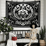 Arazzo gotico halloween banner nero bianco Home - Accessori e Decorazioni Naty Shop