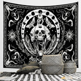 Arazzo gotico halloween banner nero bianco Home - Accessori e Decorazioni Naty Shop