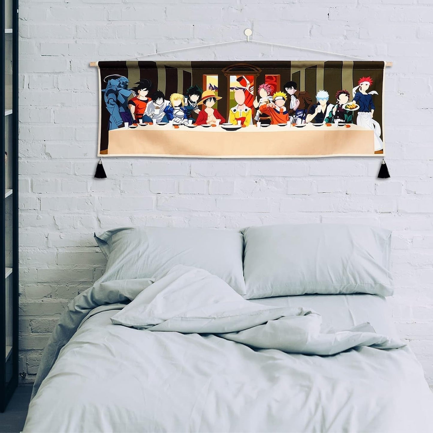 Arazzo da parete su tela dipinto con personaggi anime Home - Accessori e decorazioni Naty Shop