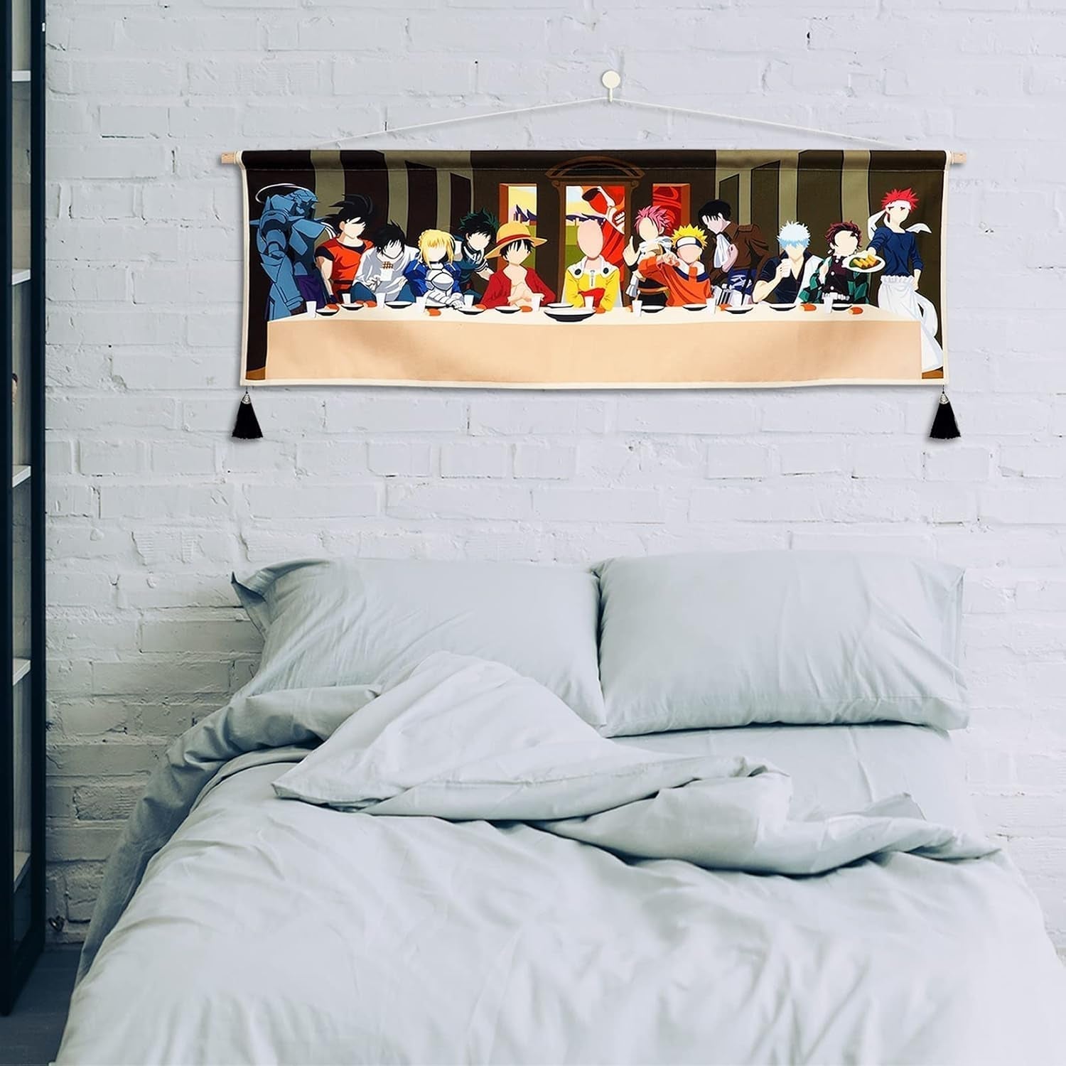 Arazzo da parete su tela dipinto con personaggi anime Home - Accessori e decorazioni Naty Shop
