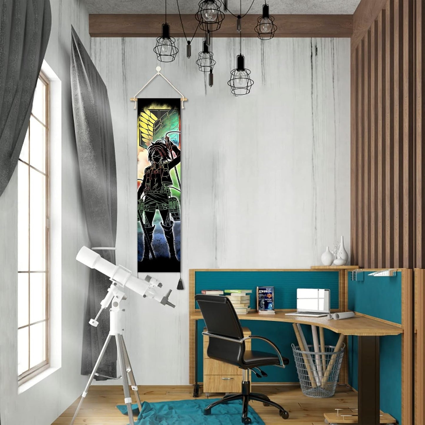 Arazzo da parete su tela dipinto con personaggi giapponesi Home - Accessori e Decorazioni Naty Shop