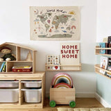 Arazzo Haokaini mappa del mondo foto lettino Home - Accessori e decorazioni Naty Shop