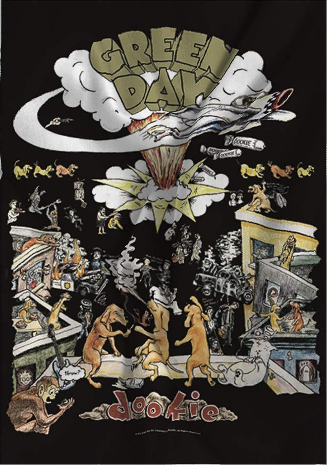 Arazzo cuore rock bandiera originale green day dookie Home - Accessori e Decorazioni Naty Shop