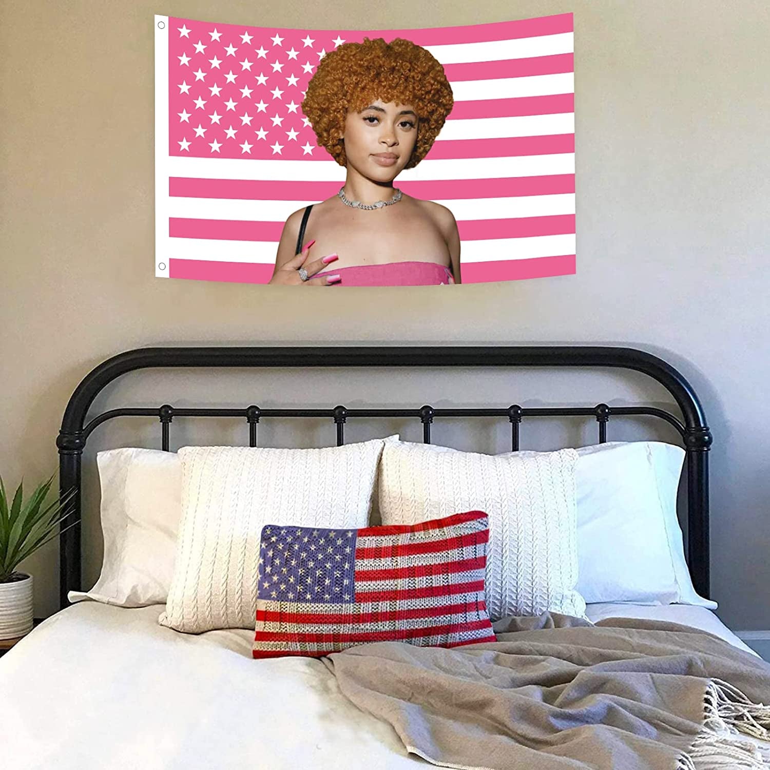 Arazzo Ice Rapper Spice Flag Interno Esterno Rosa Home - Accessori e Decorazioni Naty Shop