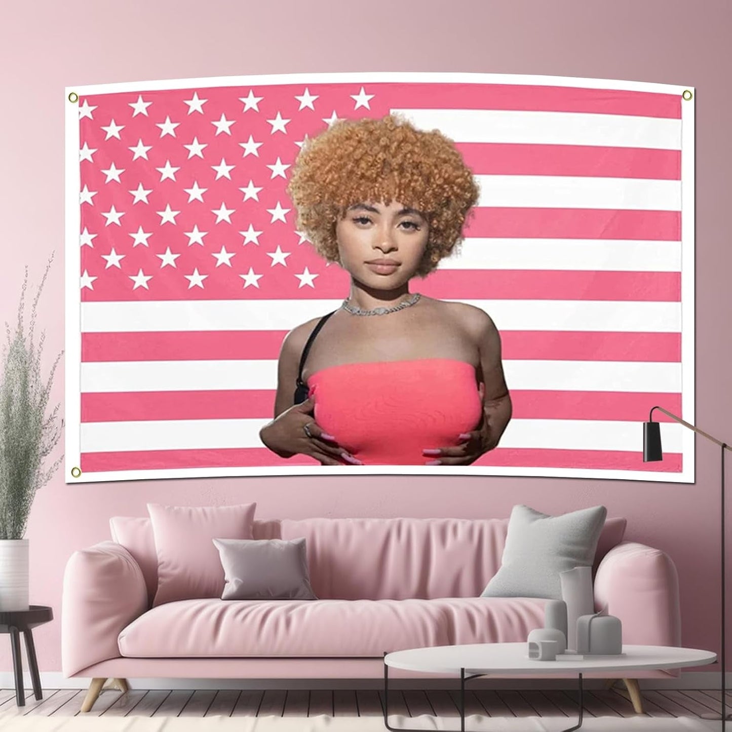 Arazzo ghiaccio spezia bandiera bandiere rosa Home - Accessori e Decorazioni Naty Shop