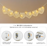 Arazzo ihonyi deco chic con frange ghirlanda led Home - Accessori e Decorazioni Naty Shop