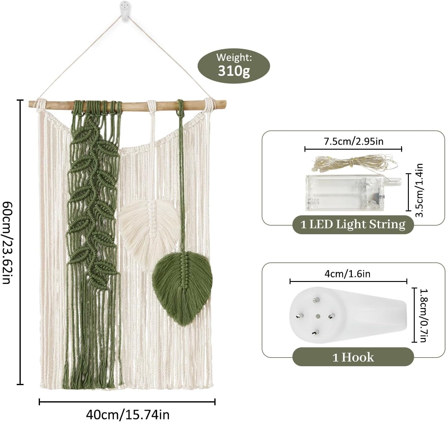 arazzo ihonyi tessuto a mano con frange sic Home - Accessori e decorazioni Naty Shop