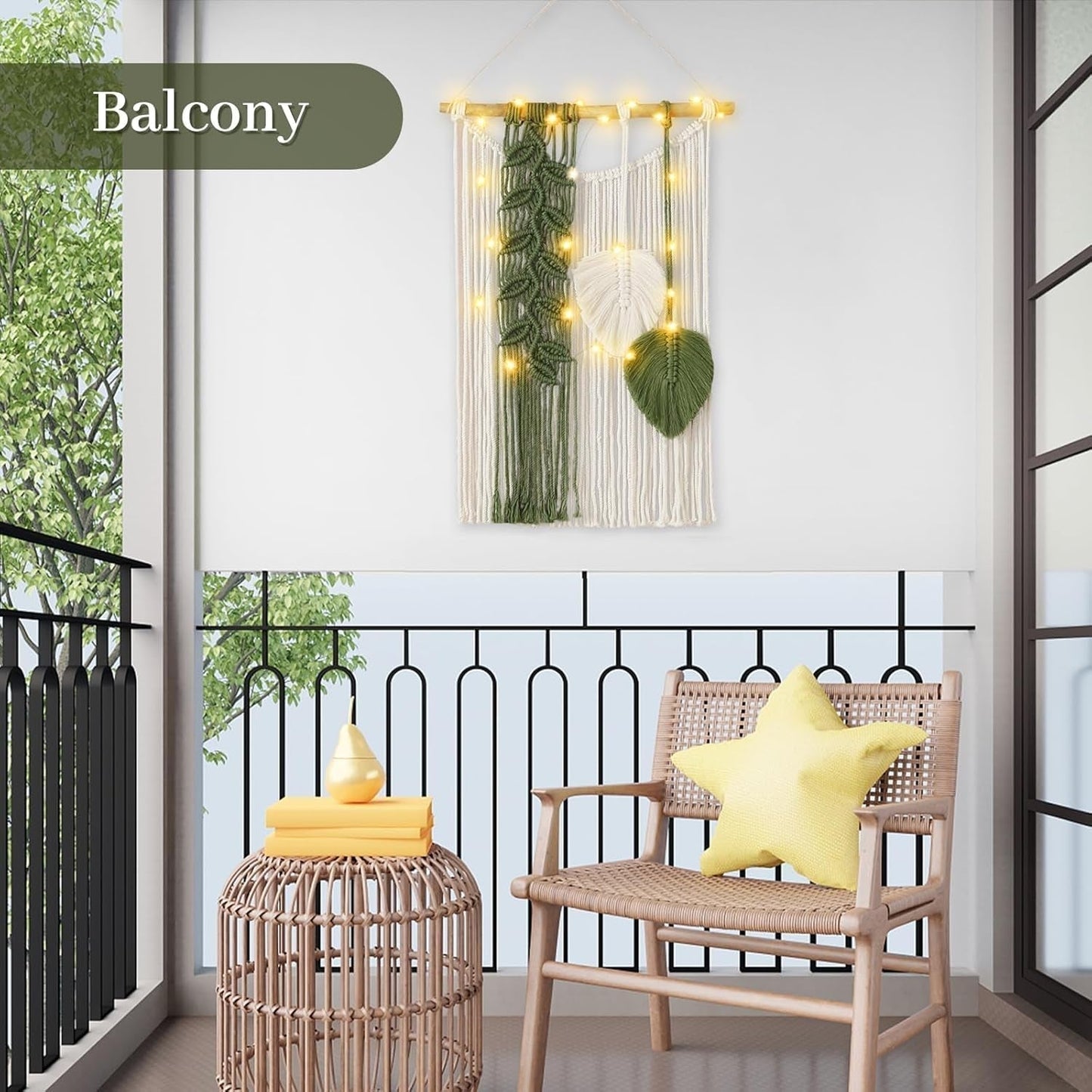 arazzo ihonyi tessuto a mano con frange sic Home - Accessori e decorazioni Naty Shop