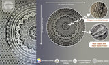 Arazzo indiano telo mare rotondo mandala hippiegrande indiano Home - Accessori e Decorazioni Naty Shop