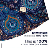 Telo mare arazzo India rotondo mandala hippie grande casa indiana - Accessori e decorazioni Naty Shop