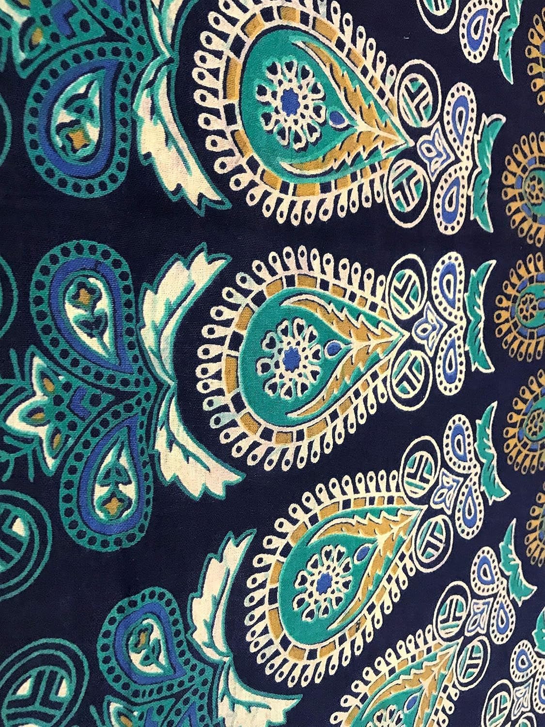 Arazzo indiano mandala psichedelico blu turchese elefante Home - Accessori e Decorazioni Naty Shop