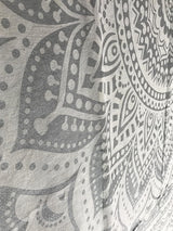 Arazzo indiano mandala argento bianco stanza estetica tela Home - Accessori e decorazioni Naty Shop