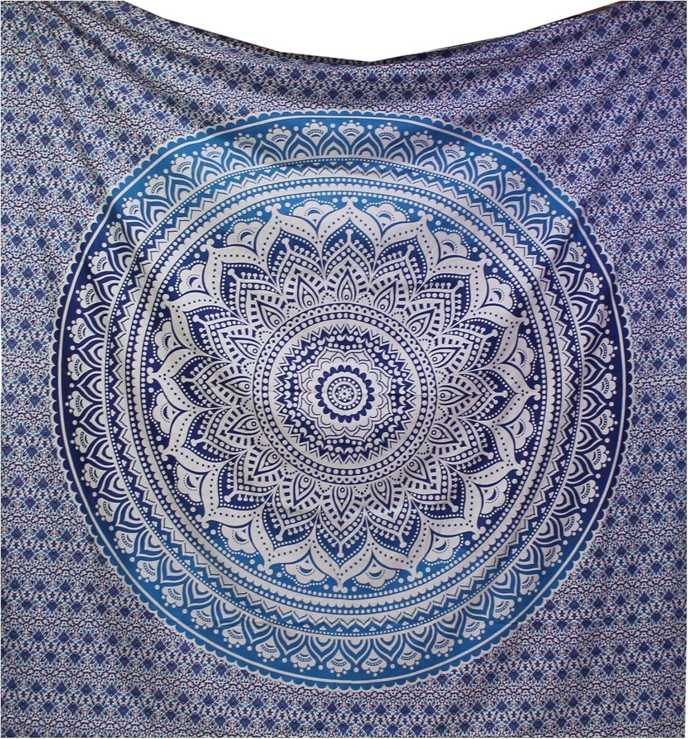 Decorazione estetica della stanza dell'arazzo mandala blu indiano Home - Accessori e decorazioni Titolo predefinito di Naty Shop