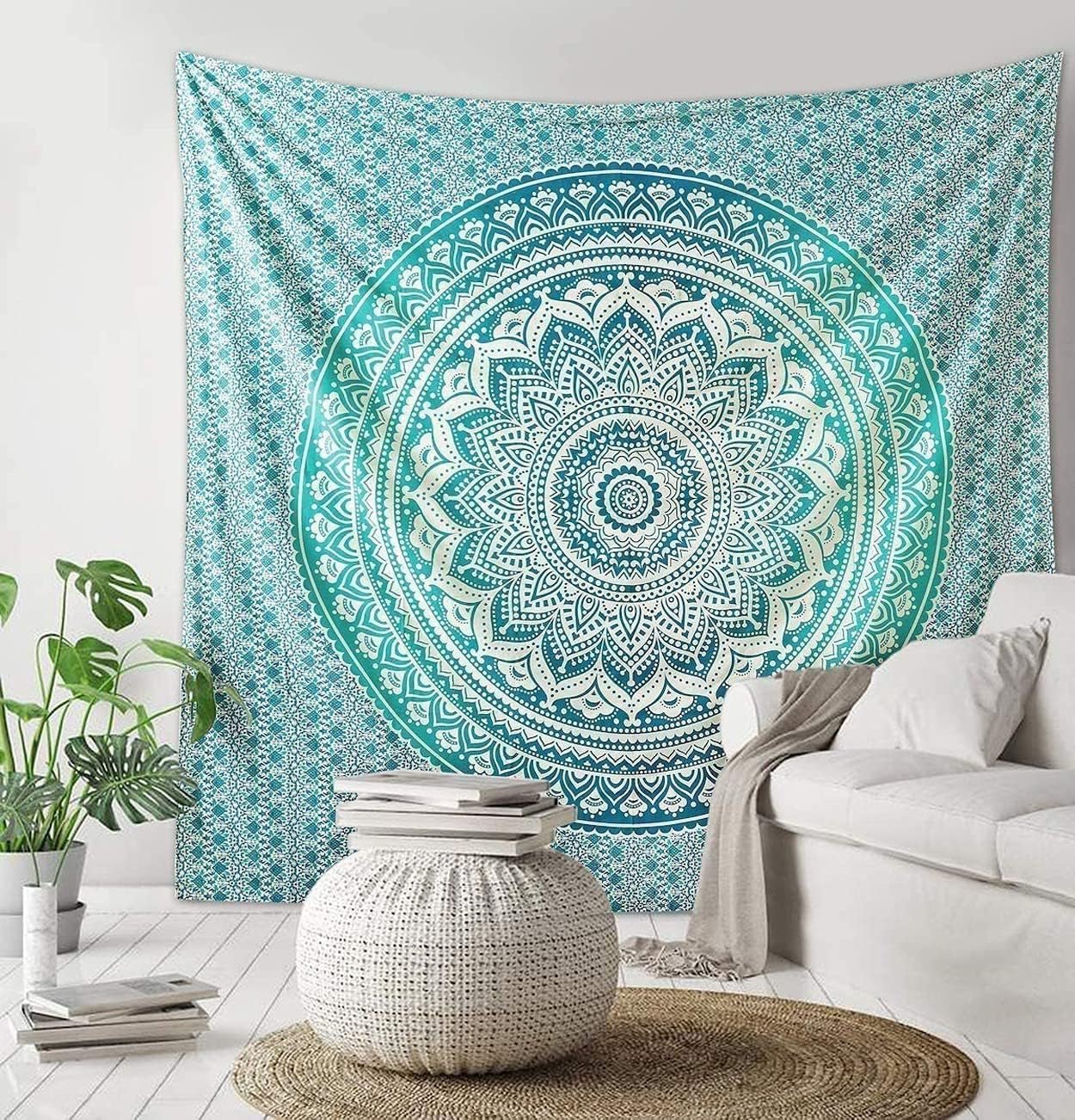 Decorazione estetica arazzo indiano mandala verde Decorazioni per la casa - Accessori e decorazioni Titolo predefinito di Naty Shop