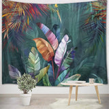 Arazzo giapponese tela fiori di ciliegio rossi parete sole Casa - Accessori e decorazioni Naty Shop Multi 08 150L X 100B Cm