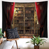 Arazzo giapponese tela fiori di ciliegio rossi parete sole Casa - Accessori e decorazioni Naty Shop Multi 08 150L X 130B Cm