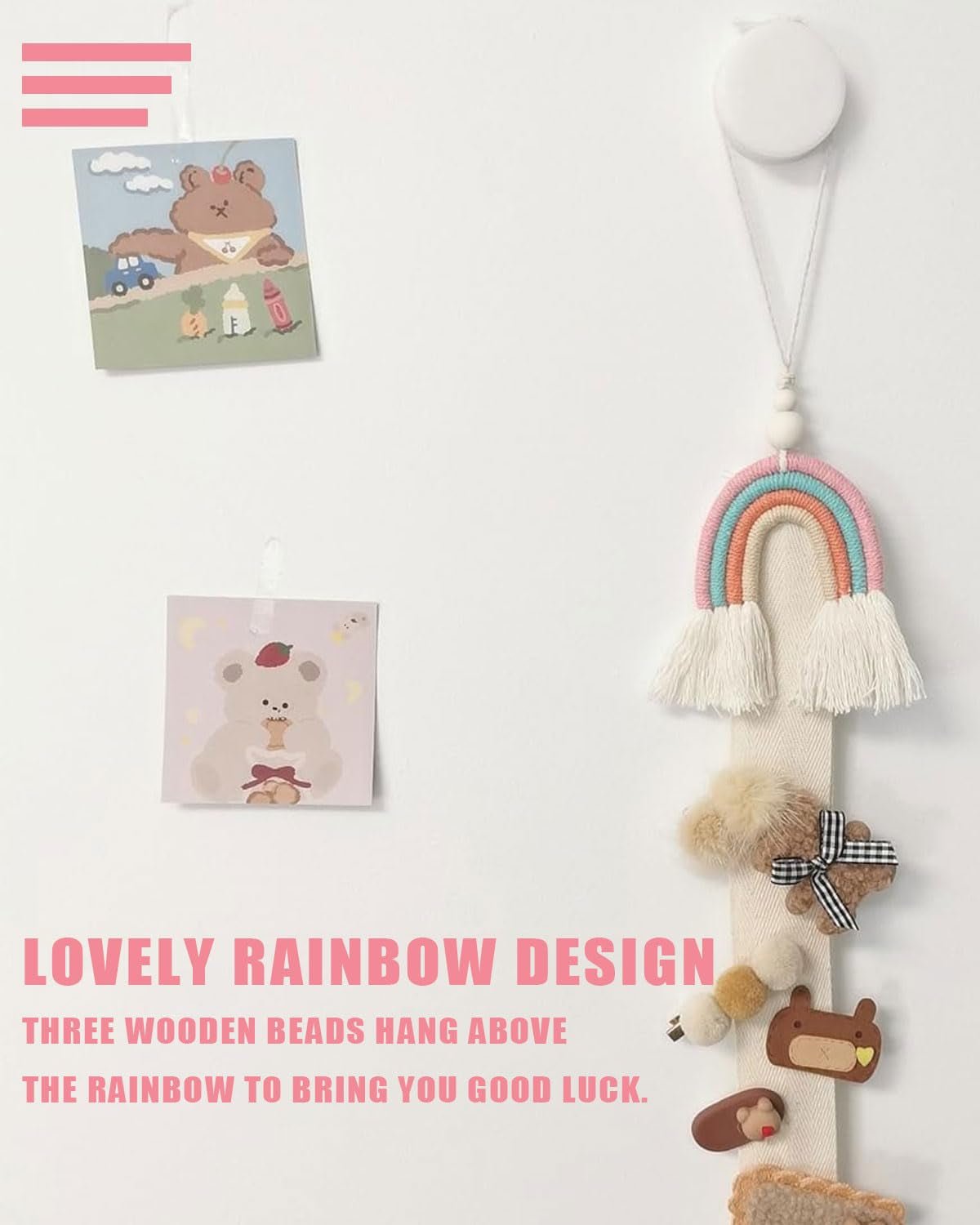 Arazzo kgduyc pezzo tessuto a mano arcobaleno14 cameretta dei bambini arcobaleno Home - Accessori e Decorazioni Naty Shop