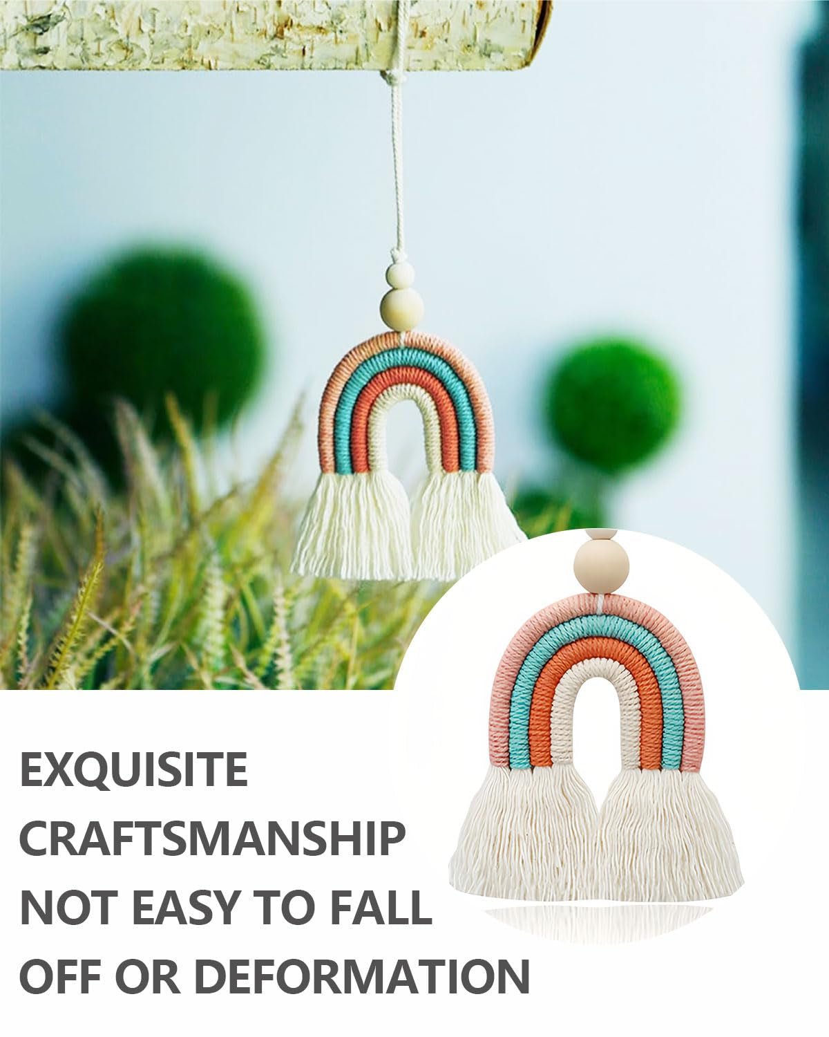Arazzo kgduyc pezzo tessuto a mano arcobaleno14 cameretta dei bambini arcobaleno Home - Accessori e Decorazioni Naty Shop