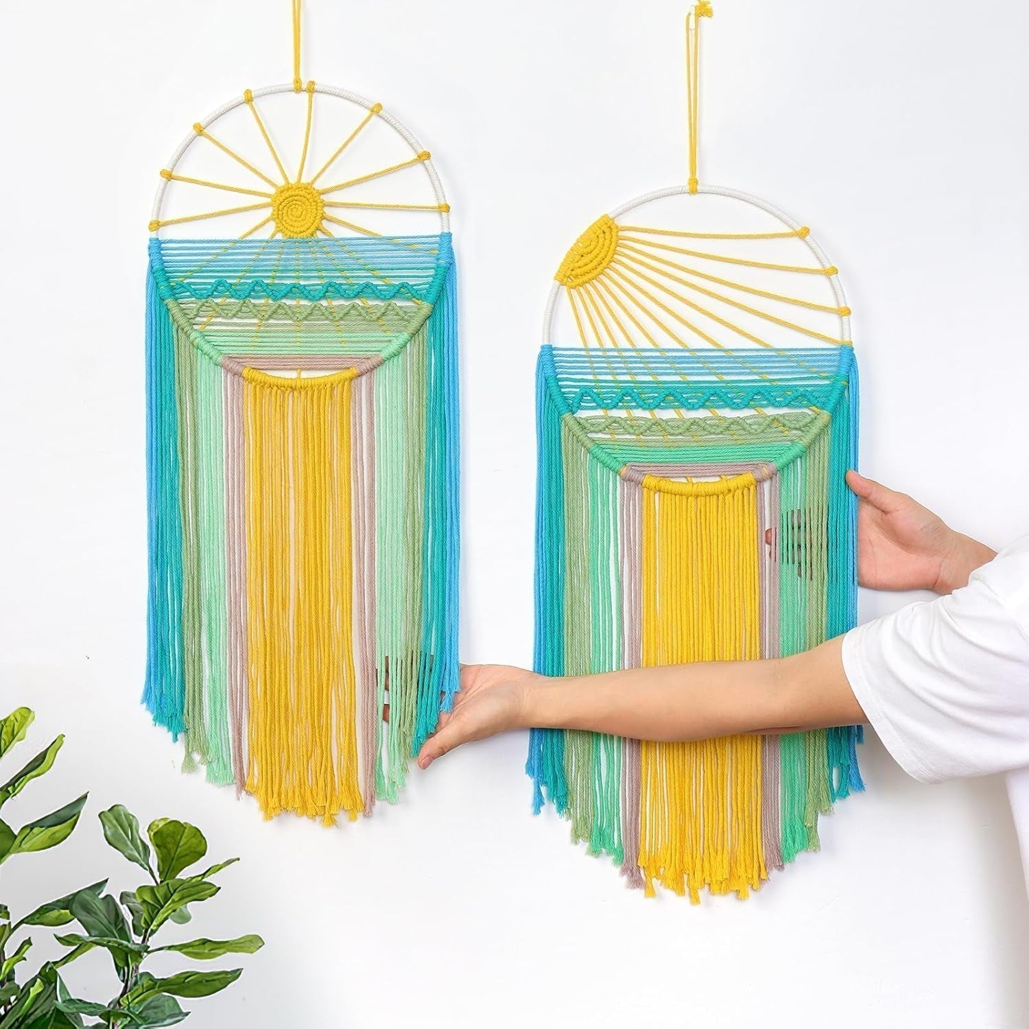 Arazzo lomohoo dreamcatcher arazzo motivo sole stanza arcobaleno Casa - Accessori e Decorazioni Naty Shop