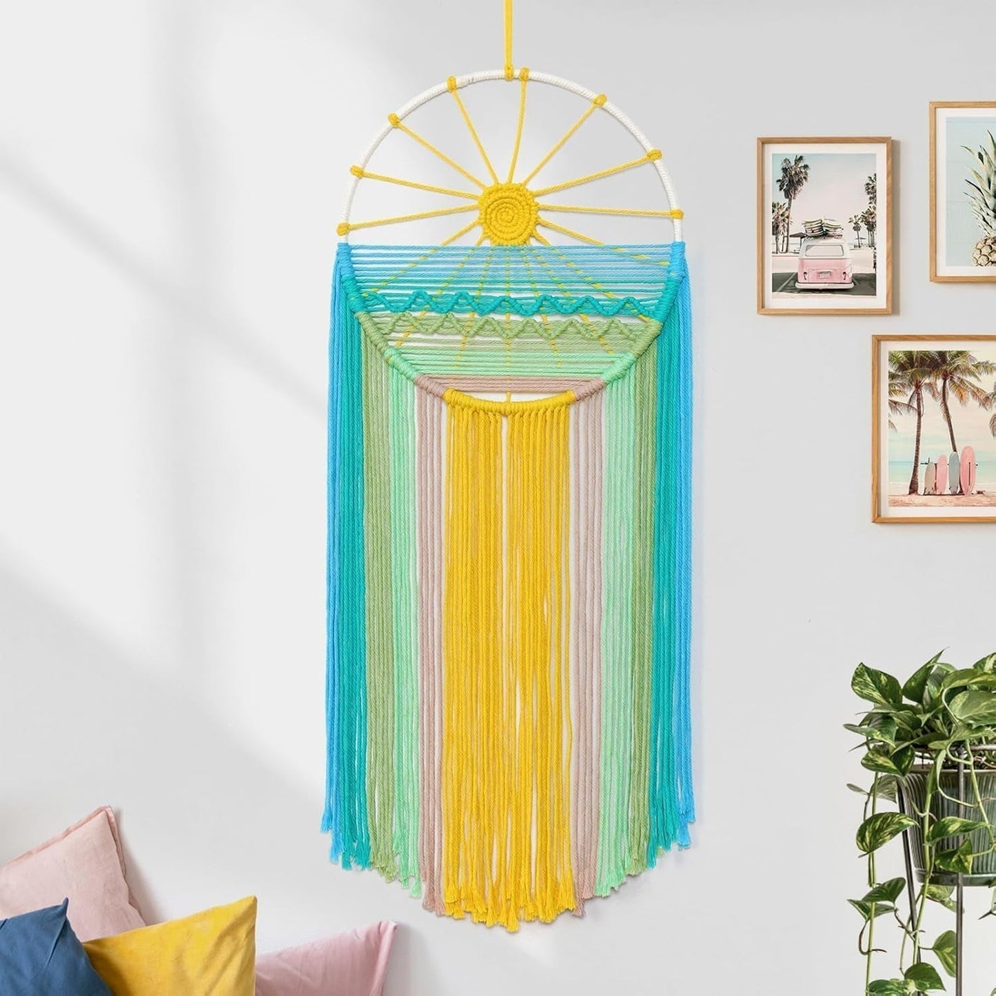 Arazzo lomohoo dreamcatcher arazzo modello arcobaleno solarium Casa - Accessori e Decorazioni Naty Shop Raggio di sole