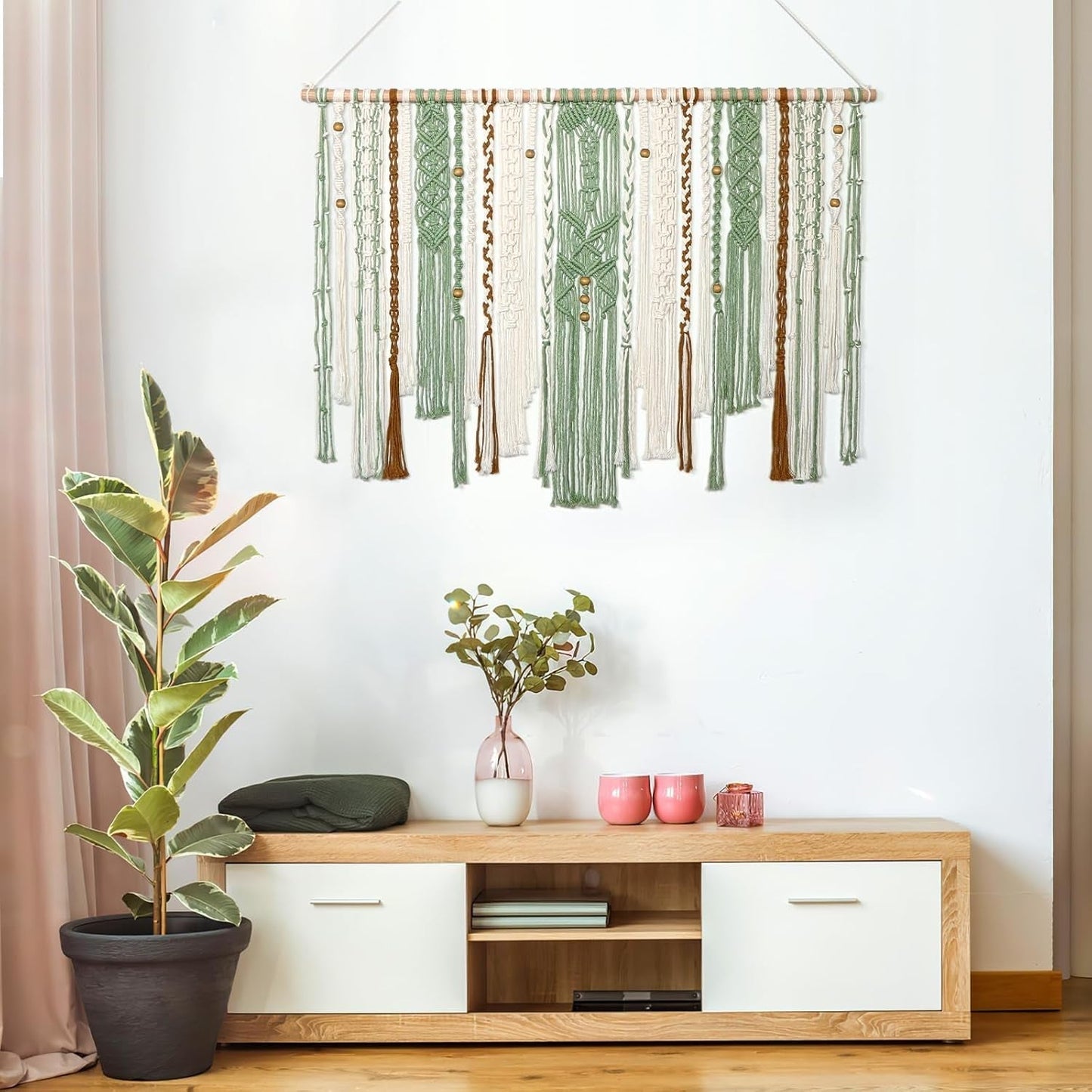 Arazzo lomohoo grande deco verde estetico tessuto Home - Accessori e Decorazioni Naty Shop