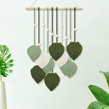 Arazzo perline in legno foglie verdi gancio Home - Accessori e Decorazioni Naty Shop Titolo predefinito