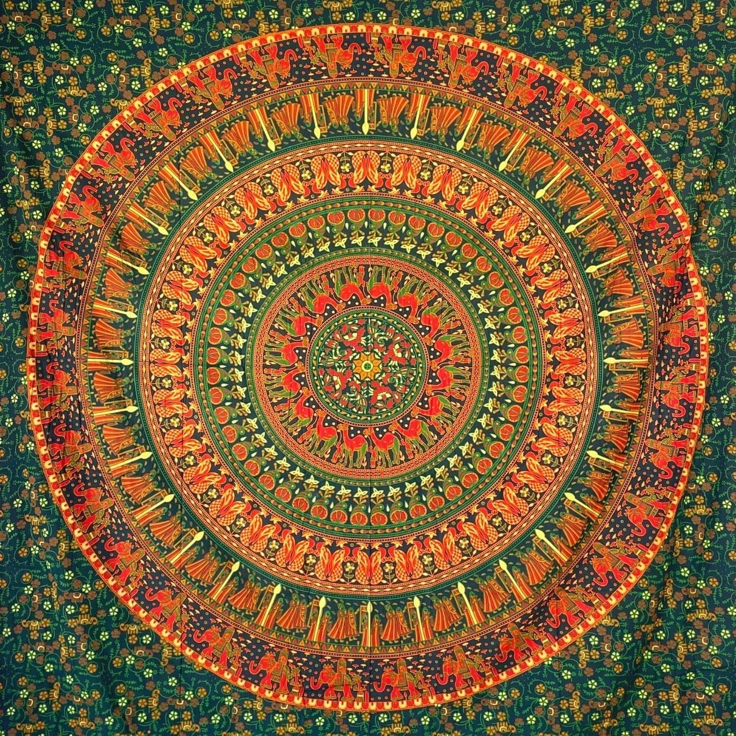 Arazzo momomus mandala colorato cotone disegni orientali Casa - Accessori e Decorazioni Naty Shop Greetings 210L X 230B Cm