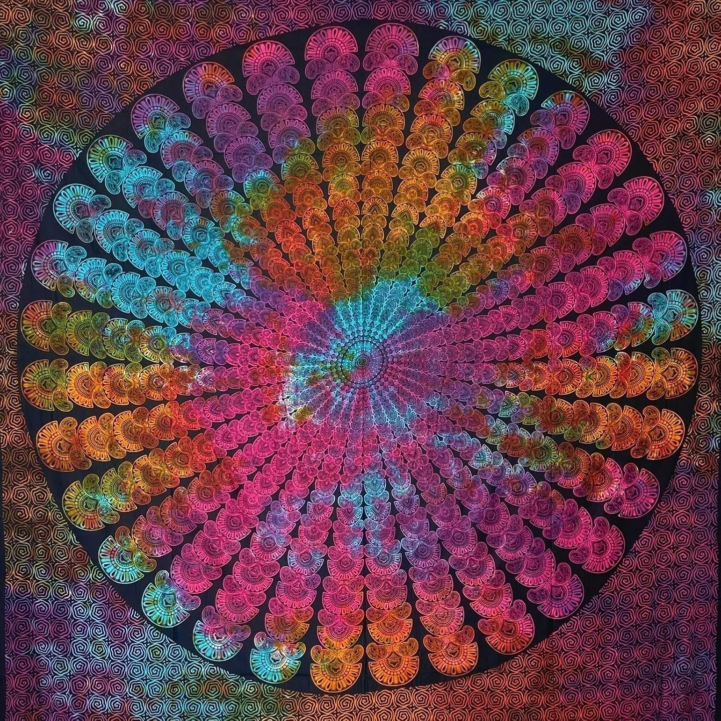 Arazzo momomus mandala hippie o psichedelico xxl Home - Accessori e Decorazioni Naty Shop Multicolor 18 230L X 210B Cm