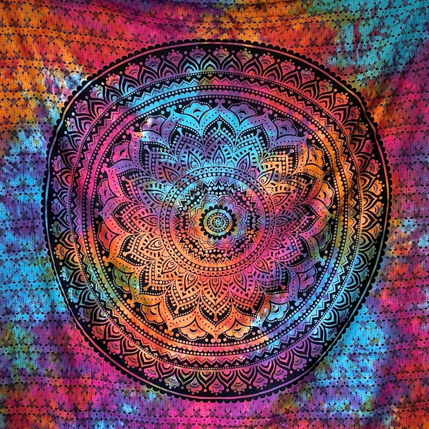 Arazzo momomus mandala hippie o psichedelico xxl Home - Accessori e Decorazioni Naty Shop Multicolor 7 230L X 210B Cm