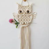 Arazzo gufo tapiseriei14decoro da muro fatto a mano in cotone Home - Accessori e Decorazioni Naty Shop Default Title