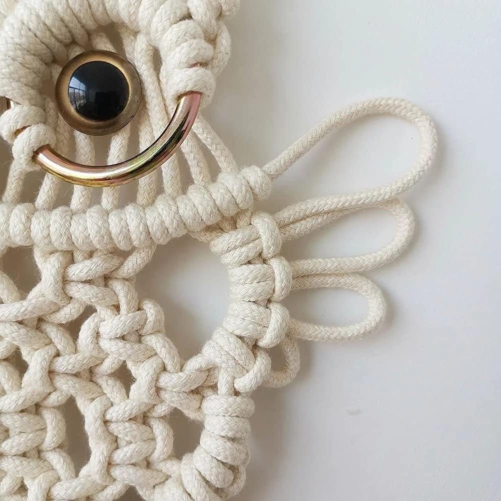 Arazzo Gufo arazzo 14parete decorazione fatta a mano in cotone Casa - Accessori e Decorazioni Naty Shop