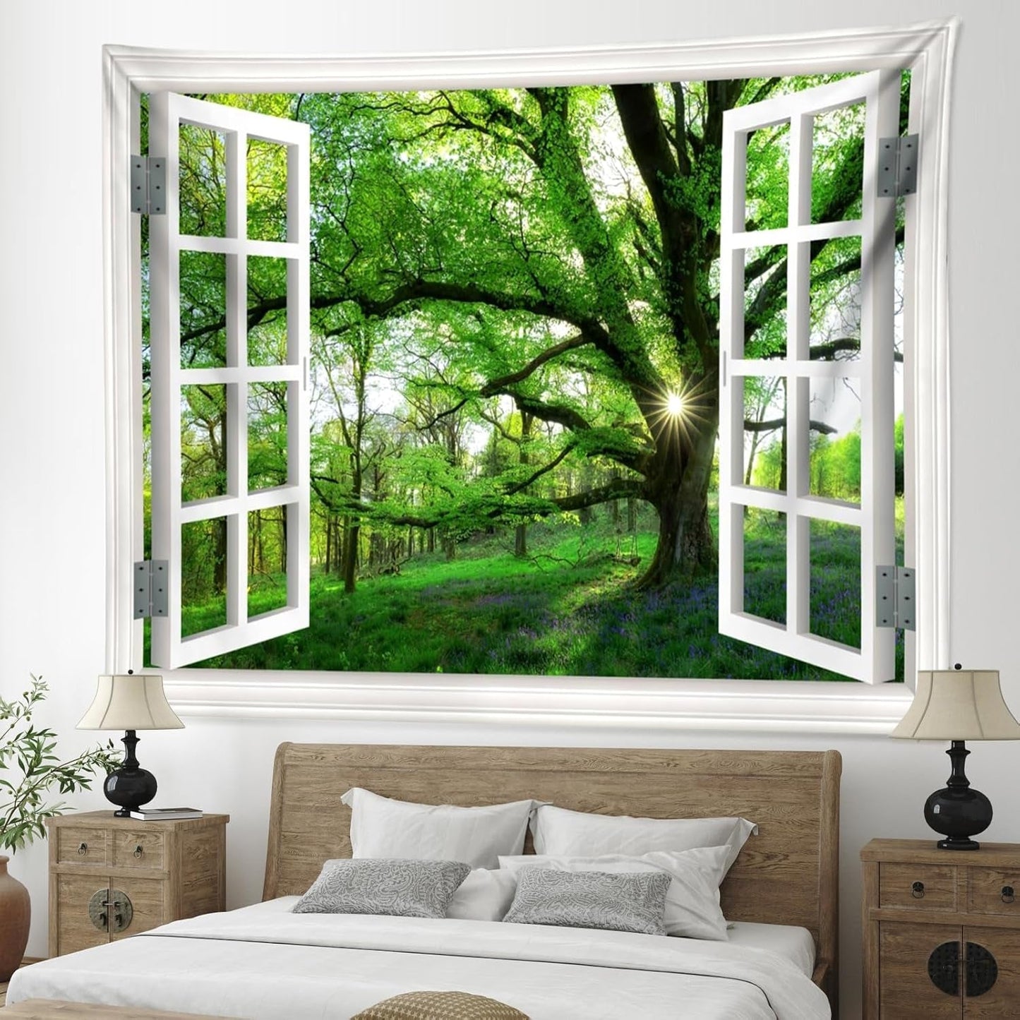 Arazzo giungla paesaggio xxl foresta tela finestra Home - Accessori e Decorazioni Naty Shop