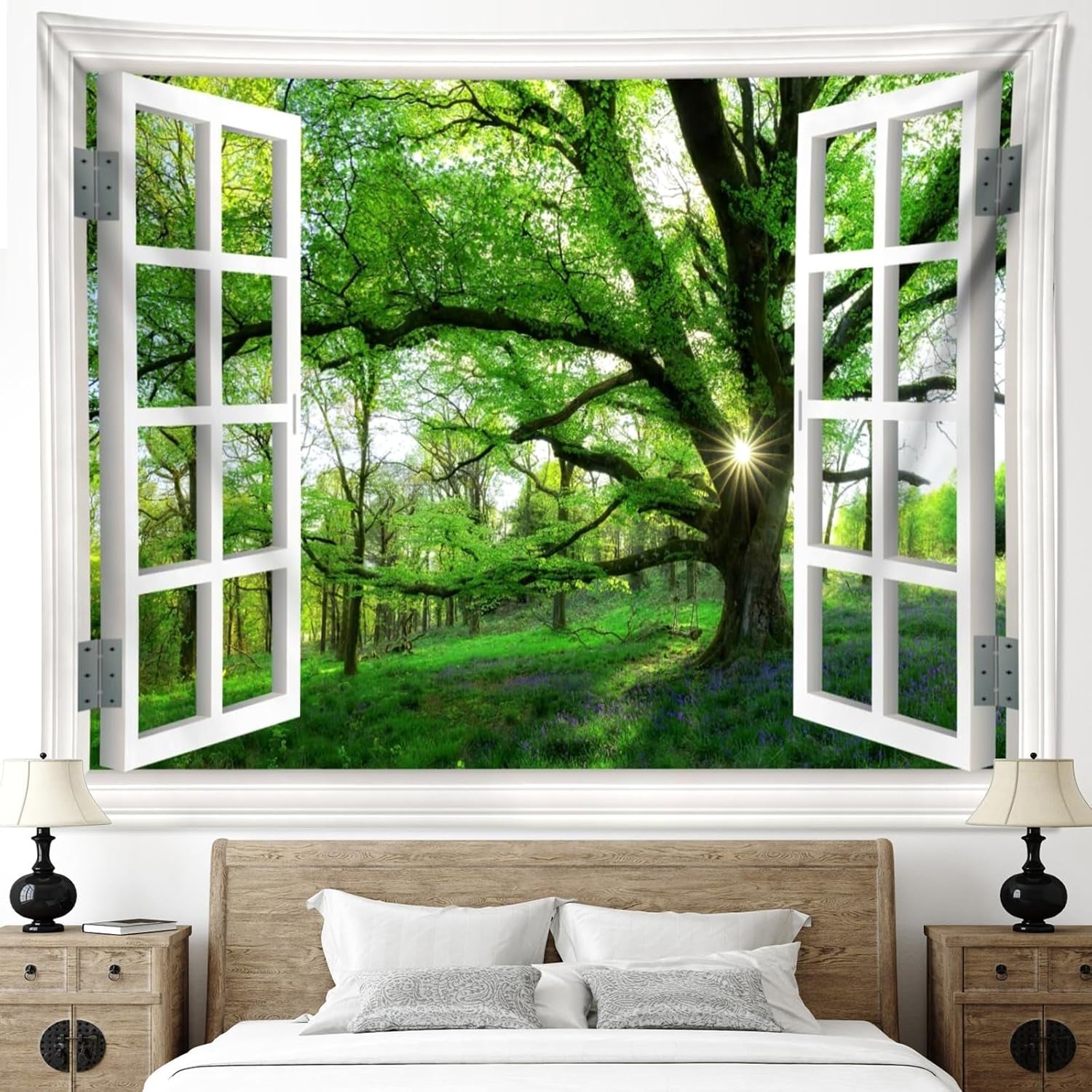 Arazzo giungla paesaggio xxl foresta tela finestra Home - Accessori e Decorazioni Naty Shop